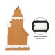 Glitzhome 17.75"H Christmas Lighted Resin Gingerbread House Table Decor