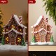 Glitzhome 11.75"H Christmas Lighted Resin Village Table Decor