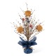 Glitzhome 21"H Patriotic/ Americana Highland Cow and Berry Table Tree