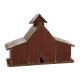 Glitzhome 20.67"L Extra-Large Rustic Wood Barn Birdhouse