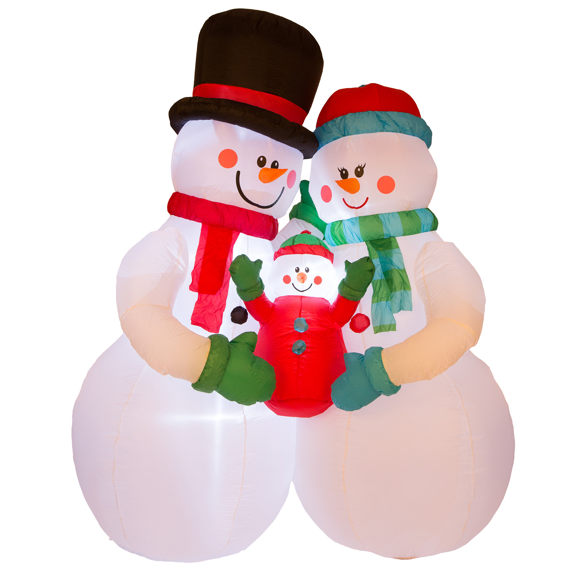 [OFFICIAL] Glitzhome Lighted Inflatable Snowman Family Decor