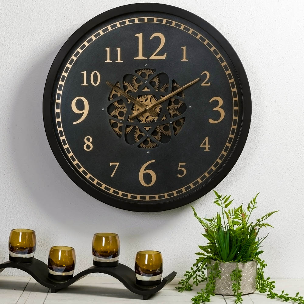 [OFFICIAL] Glitzhome 22.83"D Modern Oversized Metal Wall Clock with
