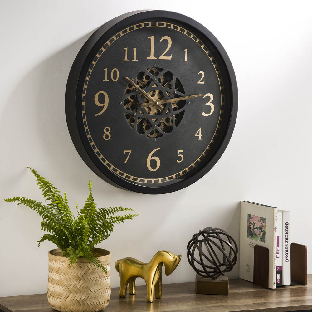 [OFFICIAL] Glitzhome 22.83"D Modern Oversized Metal Wall Clock with