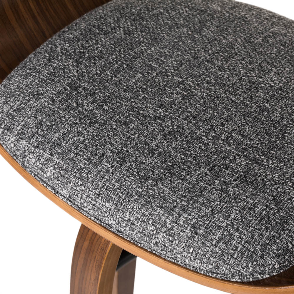 [OFFICIAL] Glitzhome Midcentury Modern Walnut Swivel Bar Stool,Set of 2