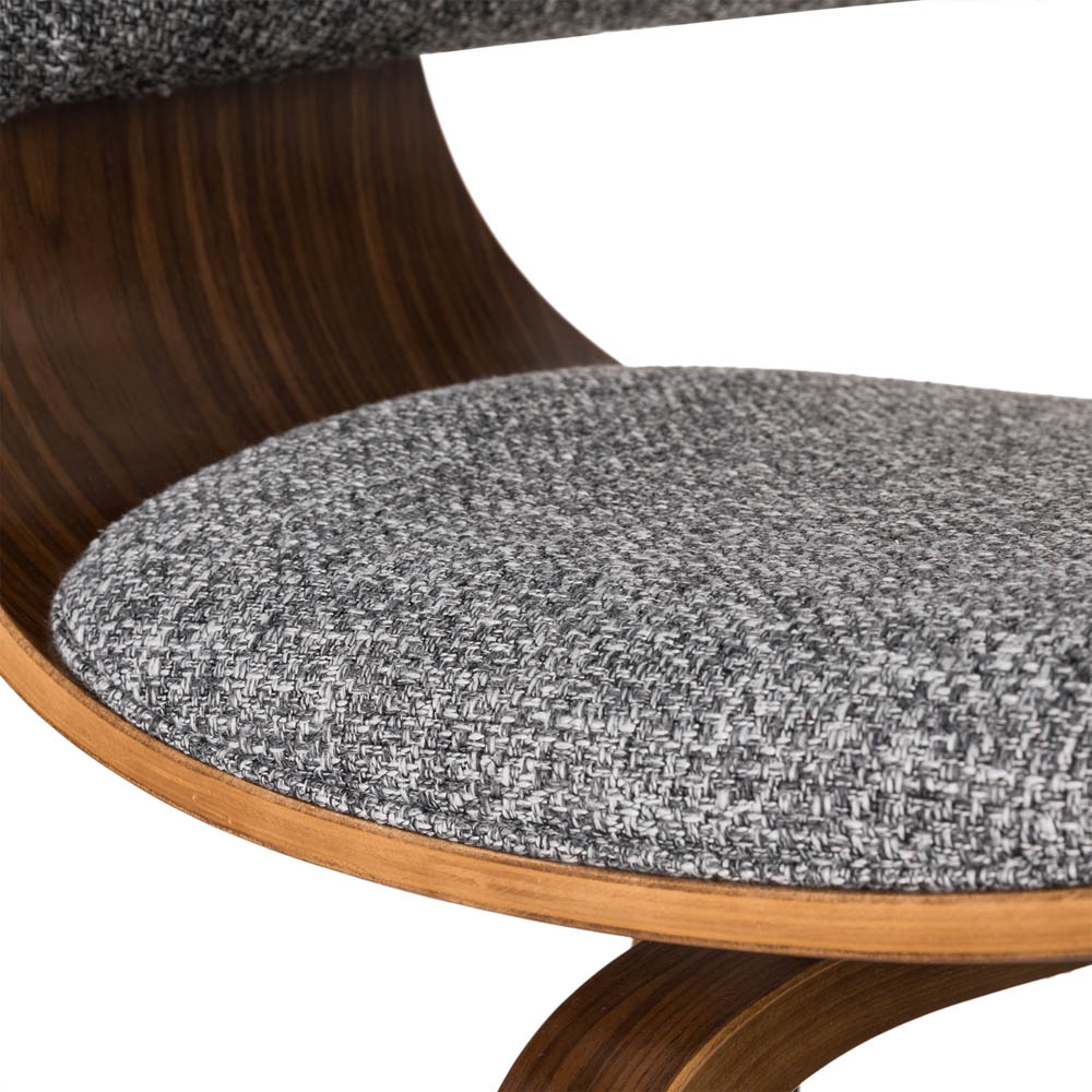 [OFFICIAL] Glitzhome Midcentury Modern Walnut Swivel Bar Stool,Set of 2