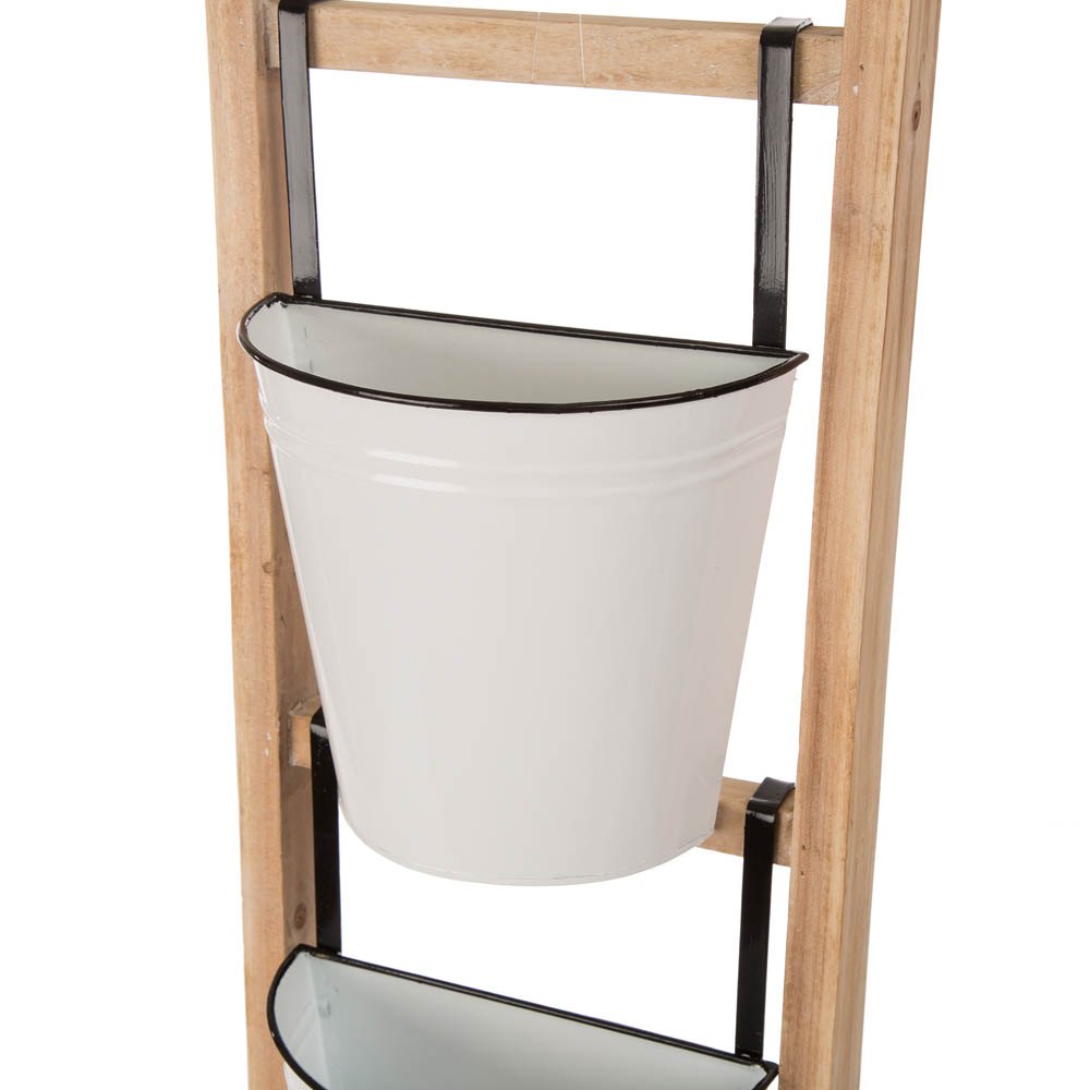 [OFFICIAL] Glitzhome 42"H Enameled Metal/Wood 3Tier Leaning Ladder