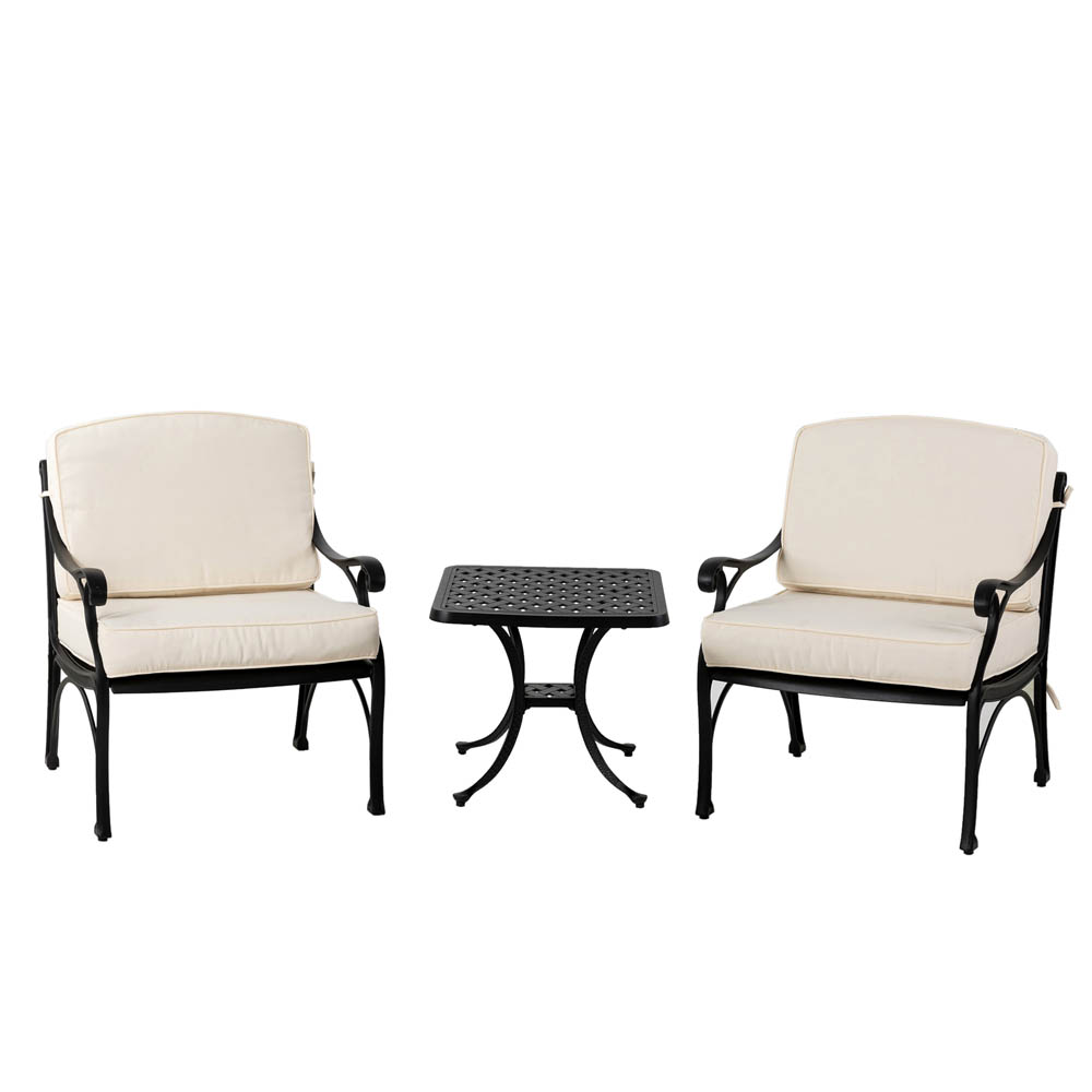 [OFFICIAL] Elm PLUS 3 Piece Cast Aluminum Patio Sectional Sofa Set with