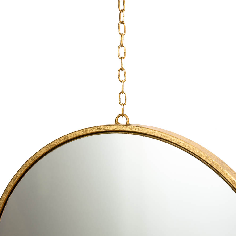 [OFFICIAL] Glitzhome Set of 3 Regency Modern Gold Metal Chains Hanging Mirrors