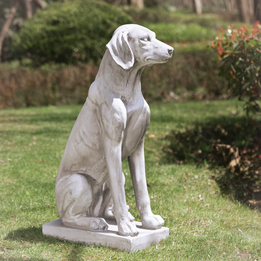 [OFFICIAL] Glitzhome 28.25"H MGO Sitting Labrador Retriever Dog Garden