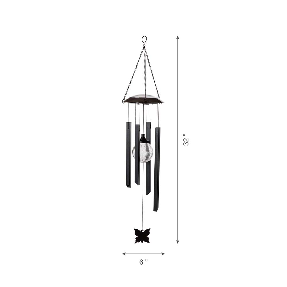 [OFFICIAL] Glitzhome 32"H Solar Powered LED Wind Chime Light