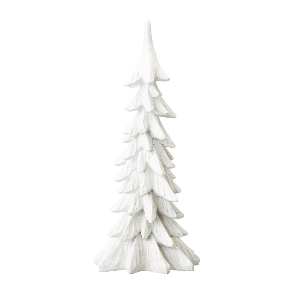 [OFFICIAL] Glitzhome 14.75"H White Resin Christmas Handcrafted Tabletop
