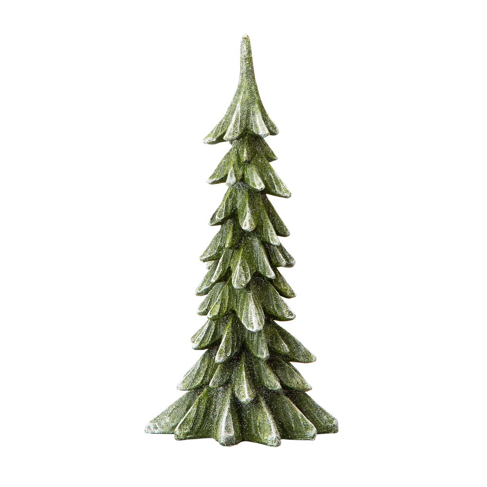 [OFFICIAL] Glitzhome 14.75"H Green Resin Christmas Handcrafted Tabletop