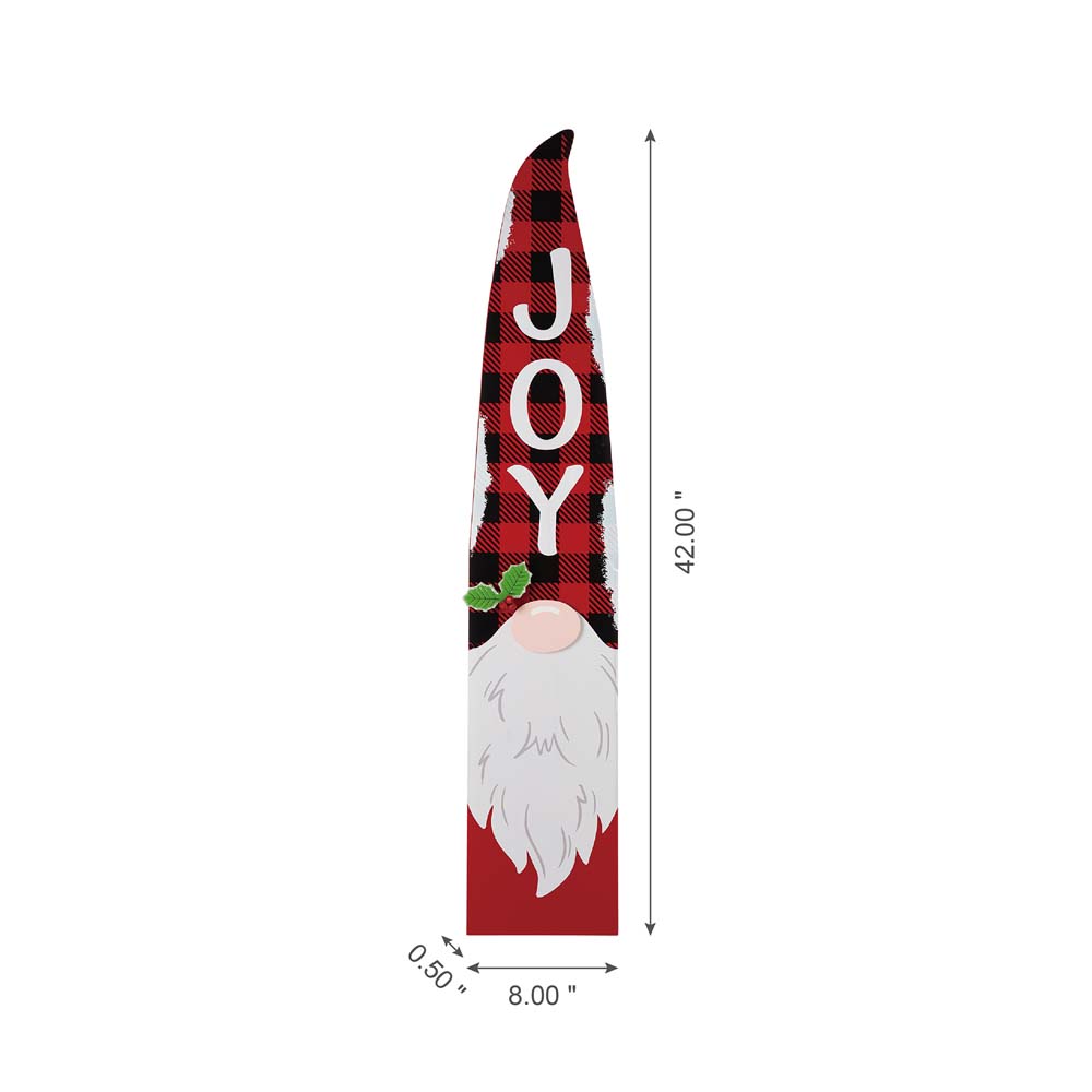 [OFFICIAL] Glitzhome 42&quot;H Wooden Christmas Gnome &quot;JOY&quot; Porch Sign Board