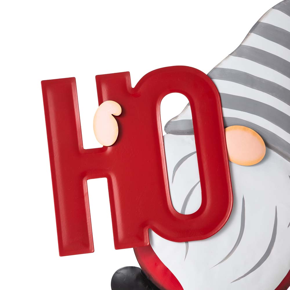 [OFFICIAL] Glitzhome Metal &quot;HOHOHO&quot; Gnome Stake or Wall Décor (Two Functions)
