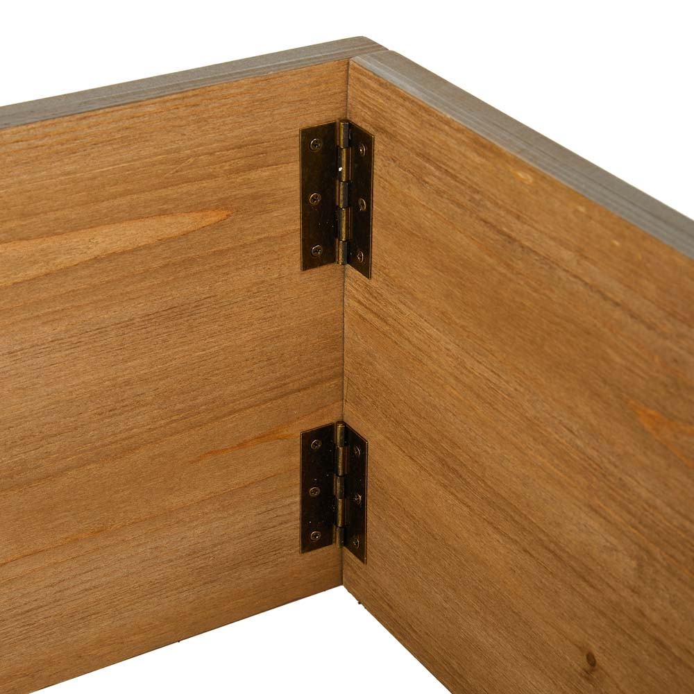 [OFFICIAL] Glitzhome 22"L Warm Gray Wooden Christmas Tree Collar