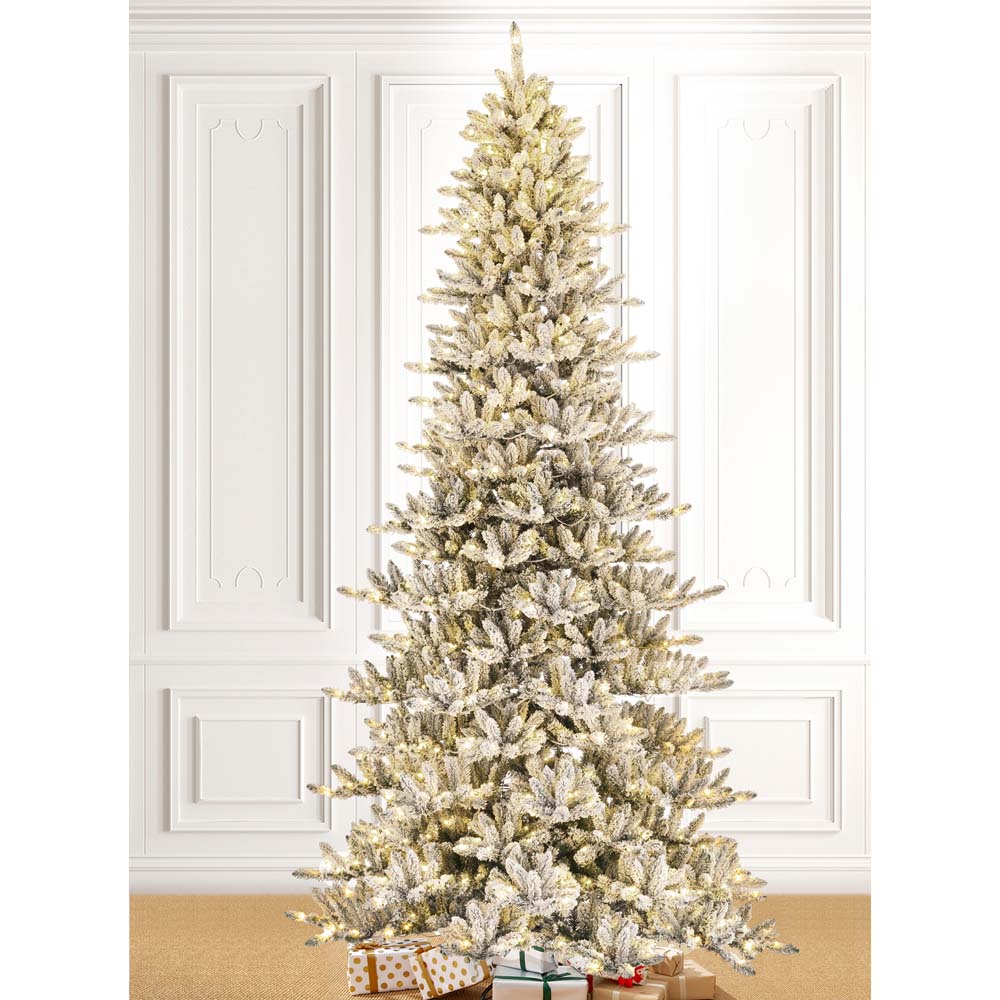 [OFFICIAL] Glitzhome 11ft PreLit Snow Flocked Slim Pine Artificial