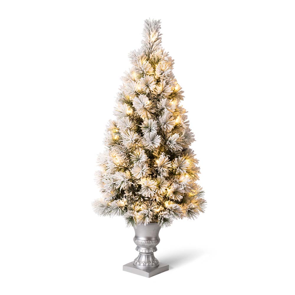 [OFFICIAL] Glitzhome 4ft PreLit Snow Flocked Pine Artificial Christmas