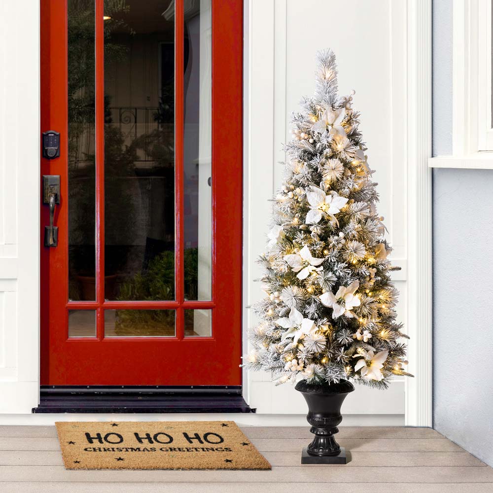 [OFFICIAL] Glitzhome 5ft PreLit Pine Artificial Christmas Porch Tree