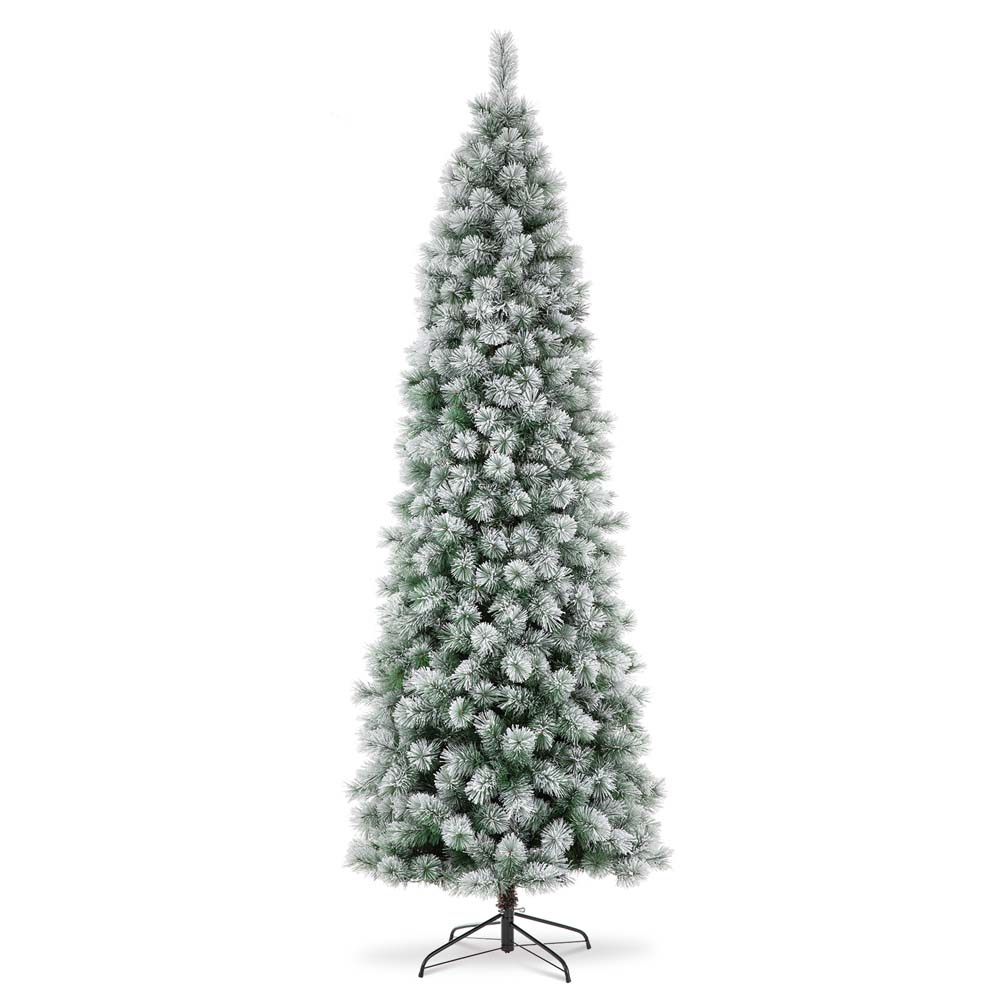 [OFFICIAL] Glitzhome 9ft PreLit Flocked Pencil Pine Artificial