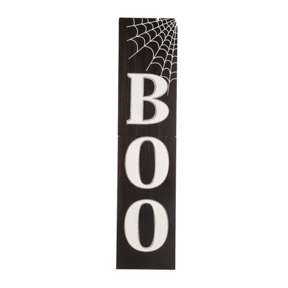 Glitzhome Wooden BOO Porch Sign (KD)